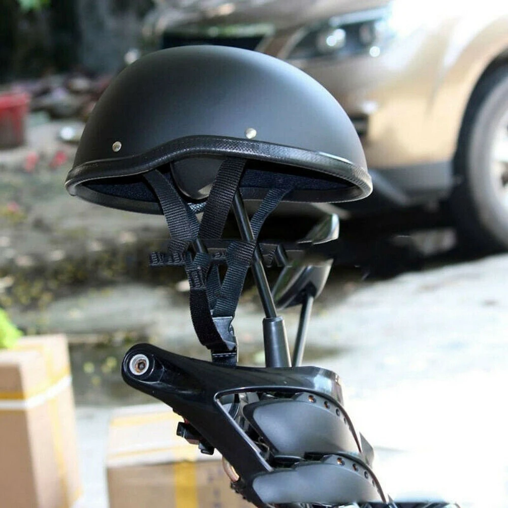 Мотоциклетный шлем из немецкой кожи, винтажный Casco, Мотоциклетный шлем с открытым лицом, Ретро-полушлем, Байкерский шлем пилота, Мотоциклетное снаряжение - 2