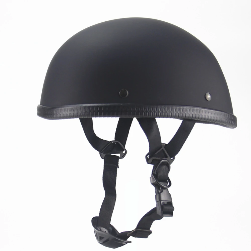 Мотоциклетный шлем из немецкой кожи, винтажный Casco, Мотоциклетный шлем с открытым лицом, Ретро-полушлем, Байкерский шлем пилота, Мотоциклетное снаряжение - 4