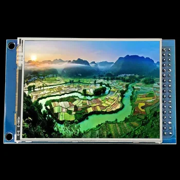 Бесплатная доставка! 2,8-дюймовый 320240 TFT LCD Сенсорный цветной экранный модуль ILI9341 управляет MCU, совместимым с atomic 34P LCD интерфейсом