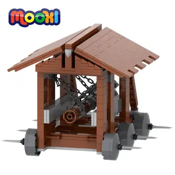 Конструктор MOOXI Military Engineering Vehicle Brick Развивающая детская игрушка для детей Подарок на День рождения Строительные блоки Сборные детали MOC5011