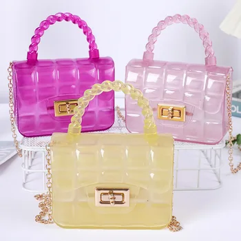 Новая женская сумочка, желейный пакет, прозрачная сумка-мессенджер из ПВХ, модная сумочка для девочек, детские сумки для младенцев